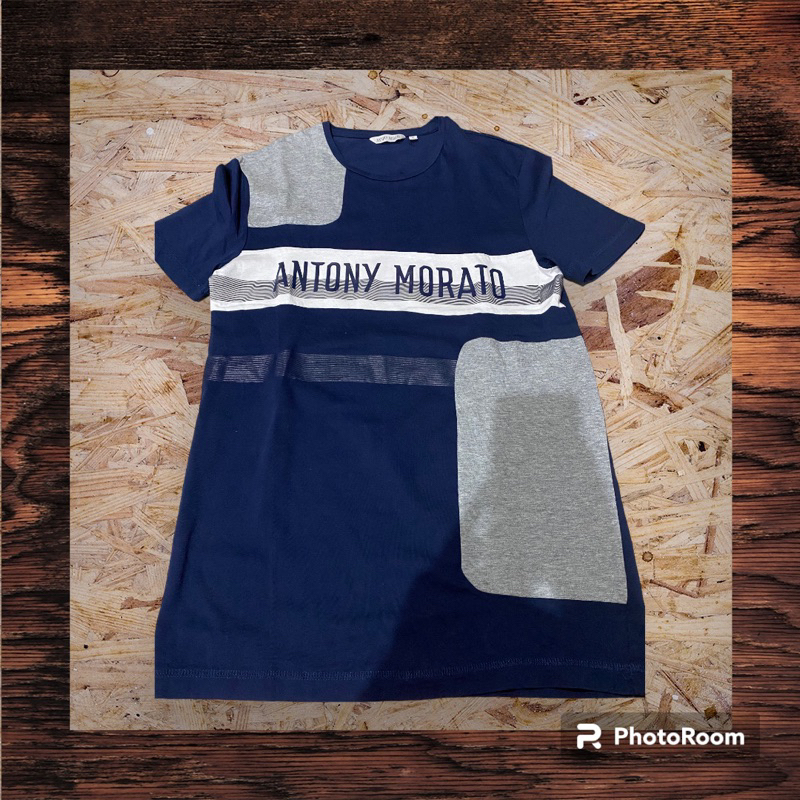 antony morato kaos kaus oblong tshirt pria laki-laki original asli navy grey baju tangan pendek fash