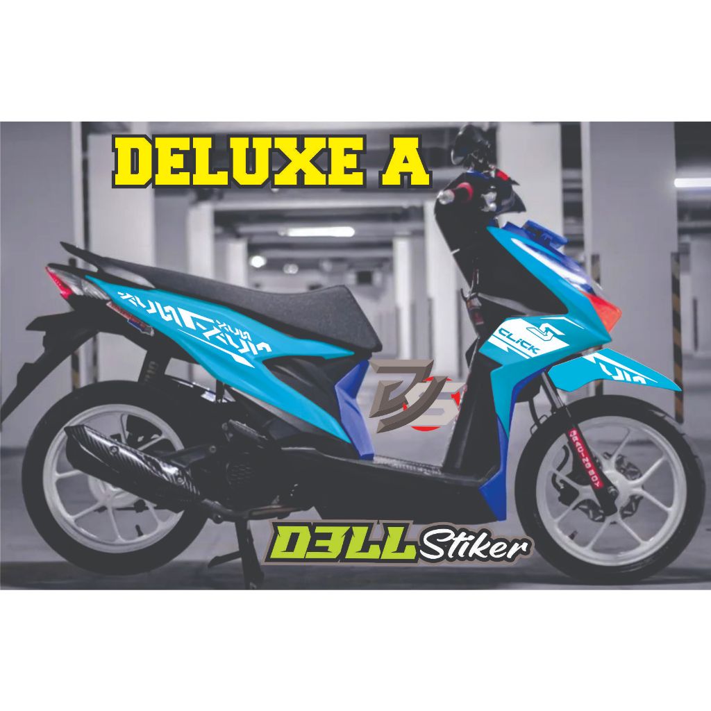 CUTTING STICKER STRIPING BEAT NEW DELUXE STRIPING VARIASI BEAT DELUXE 2020-2023 STIKER VARIASI BEAT 