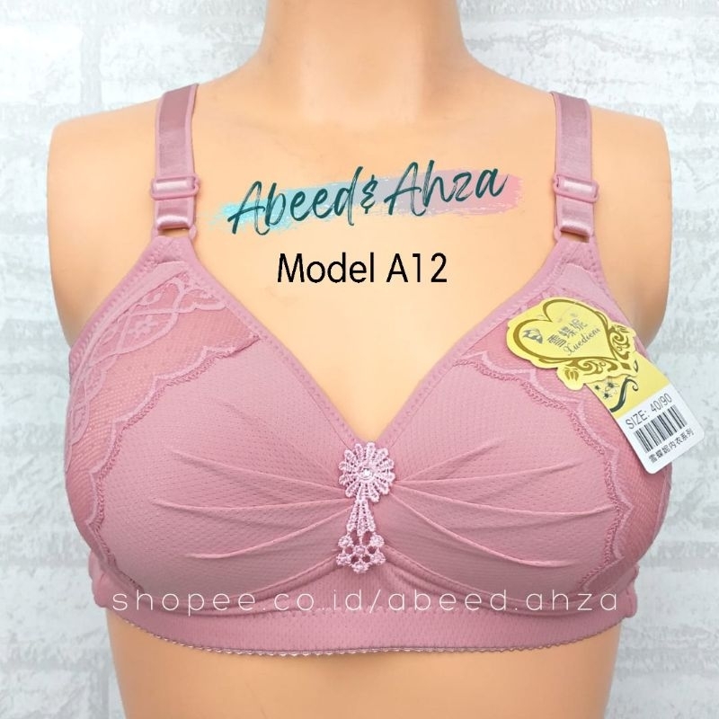 Bra Cup Besar Tanpa Kawat Bukan Lingcao Busa Tipis | BH Fashion Cup C Kait 3