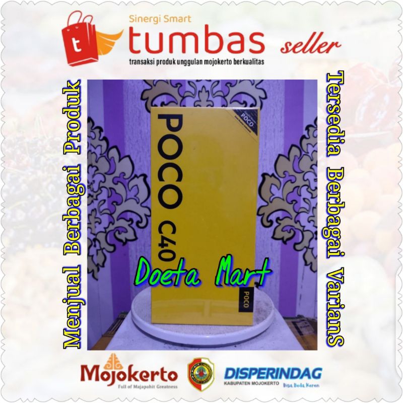 Poco C40 6000mAh RAM 3/32 GB Bergaransi Resmi