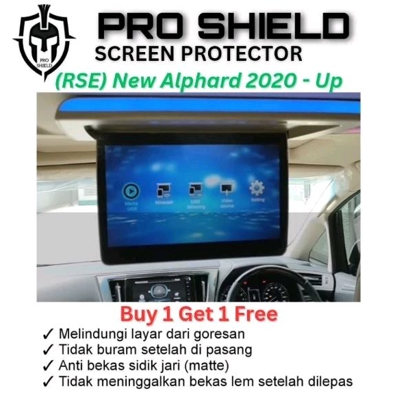Anti gores roof monitor (RSE) new toyota alphard facelift 2020