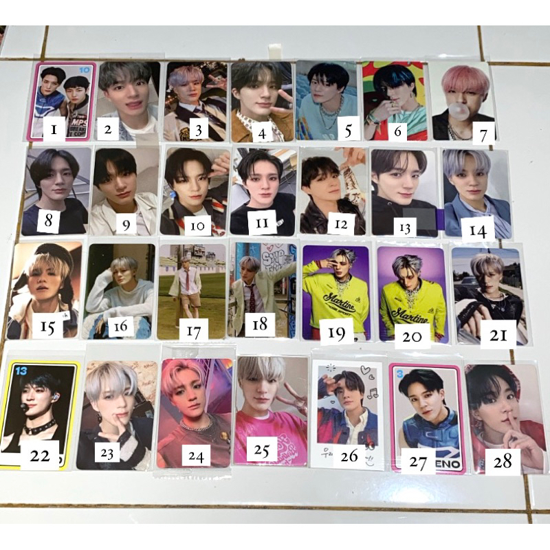 photocard jeno nct dream withmuu yzy candy istj kihno departure first tds melet