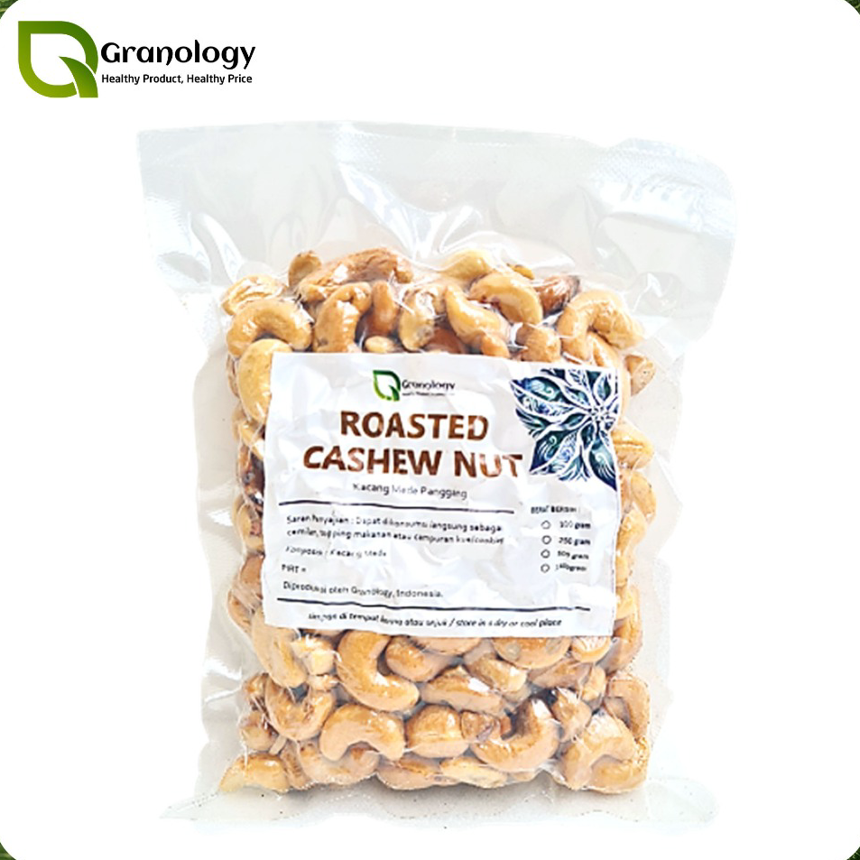 

>XG34448< Roasted Cashew Nut / Kacang Mede Oven Pure Original Sehat (250 gram) by Granology