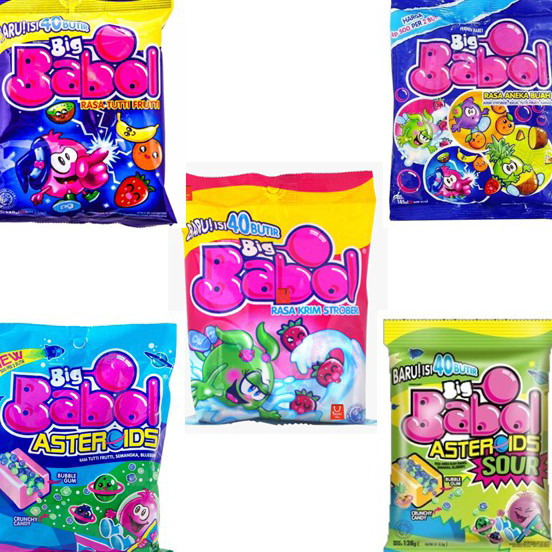 

>D2289) ⭐⭐⭐⭐⭐ BIG BABOL Permen Karet 1 Sak 40 Pcs