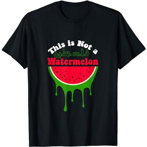 Baju SUpport Palestine This Is Not a Watermelon,Palestine Collection,Palestinian T-Shirt