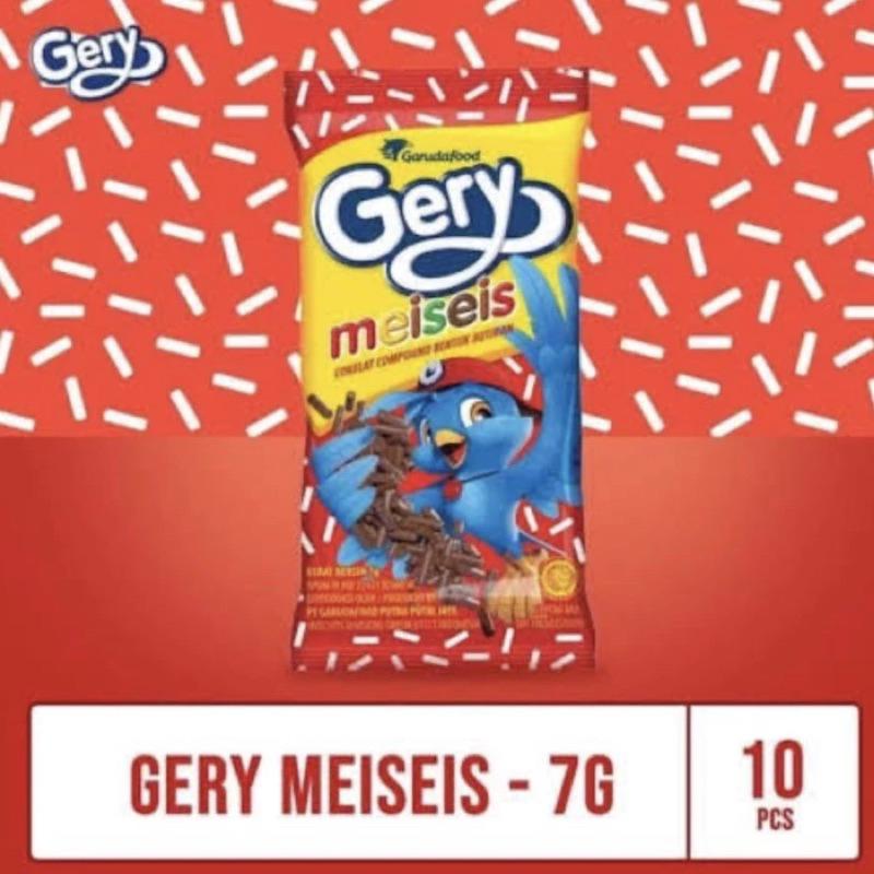 

Gery Meiseis 10 X 6 gr Rasa Cokelat