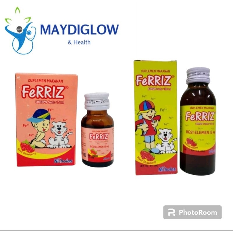 FERRIZ DROP 15 ML/FERRIZ SIRUP 100 ML /ZAT BESI UNTUK BAYI & ANAK