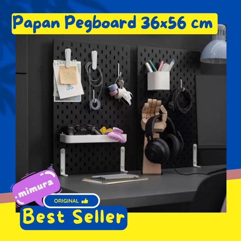 

Papan Pegboard 36x56 Organizer Board Skdis Papan Gangung Lubang