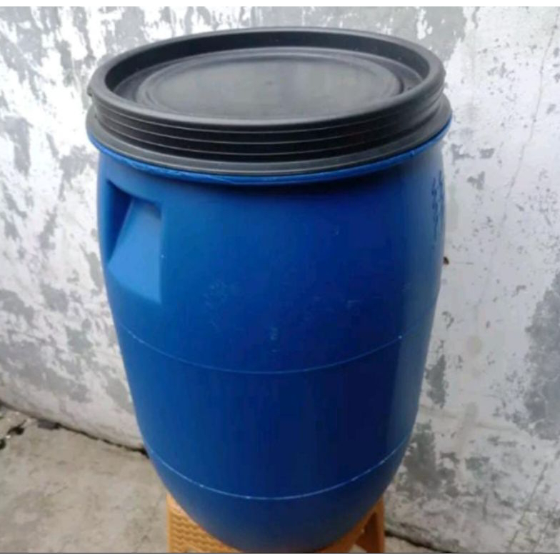 Baru Tempat sampah,tong air biru/drum plastik biru ukuran 60liter MURAH 65