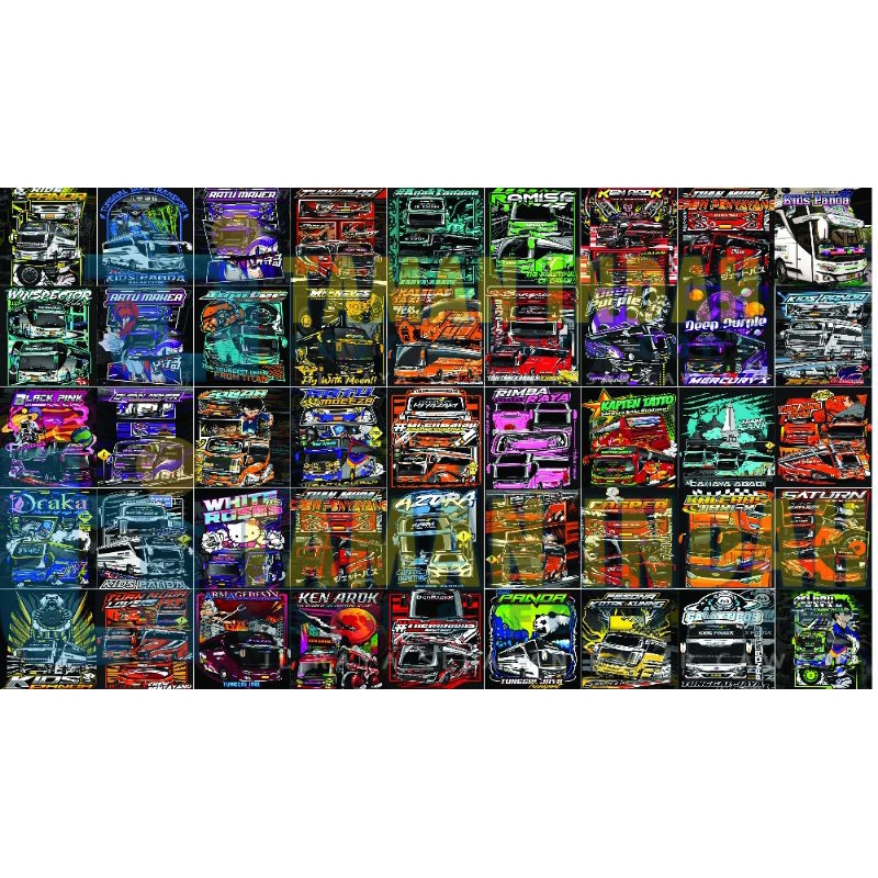 

Stiker Bus Viral Keren + Laminasi lebih awet (45pcs)