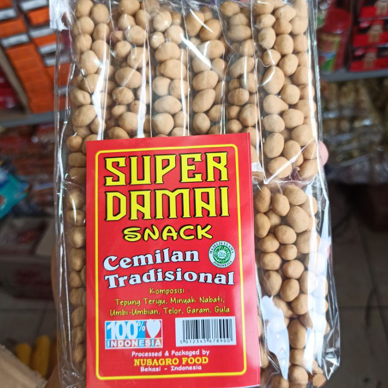 

>XC26619< Snack Kacang Telor Atom Oven Isi 12 Pcs