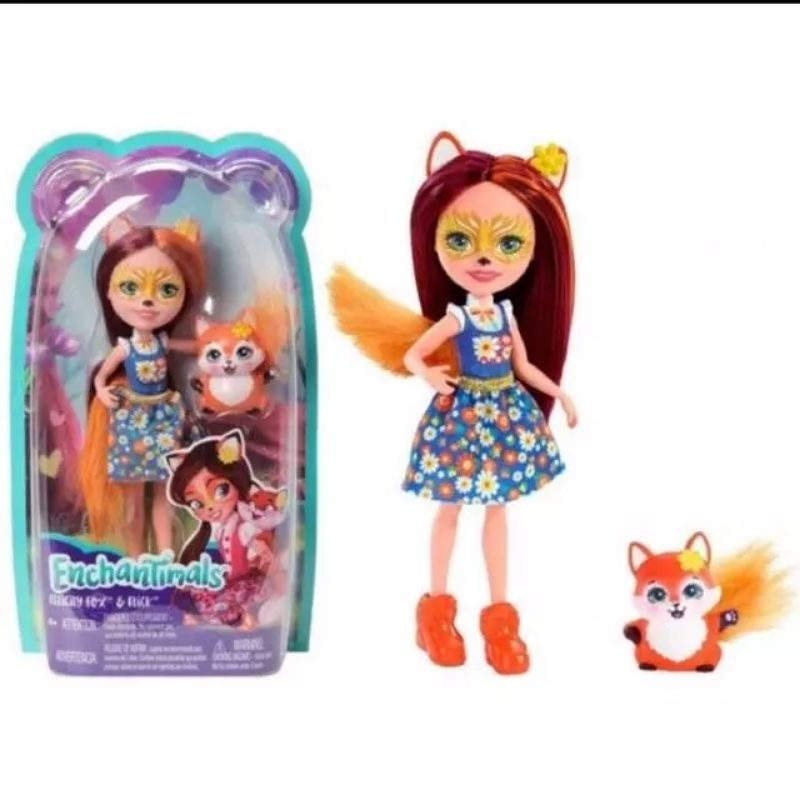 Boneka enchantimals doll enchantimals felicity fox