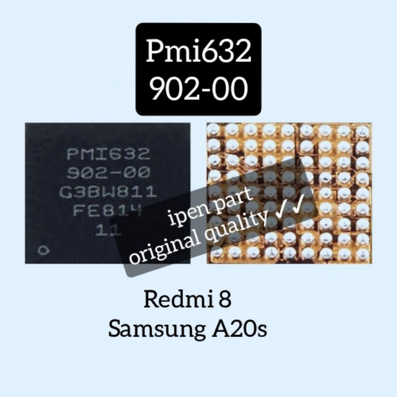 Harga Promo▼IC Power Pmi632-902 Redmi Note 8 Samsung A20s Original New Tested Pmi632 902-00