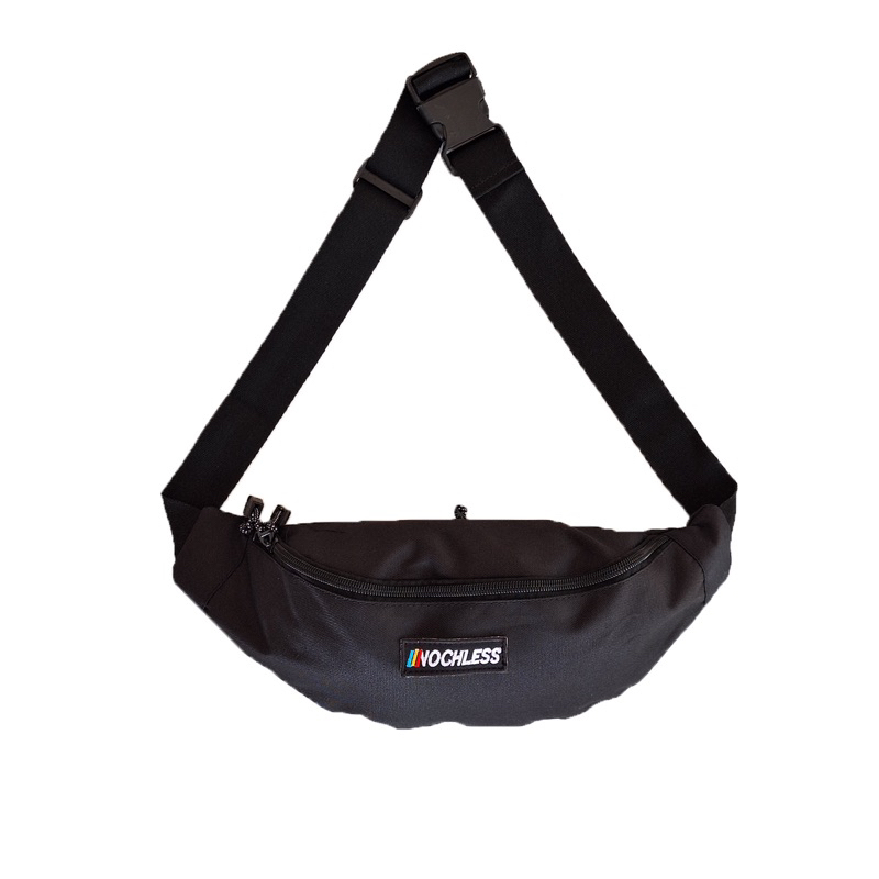 NOCHLESS- Waistbag Black| tas slempang pinggang tas sling bag pria wanita
