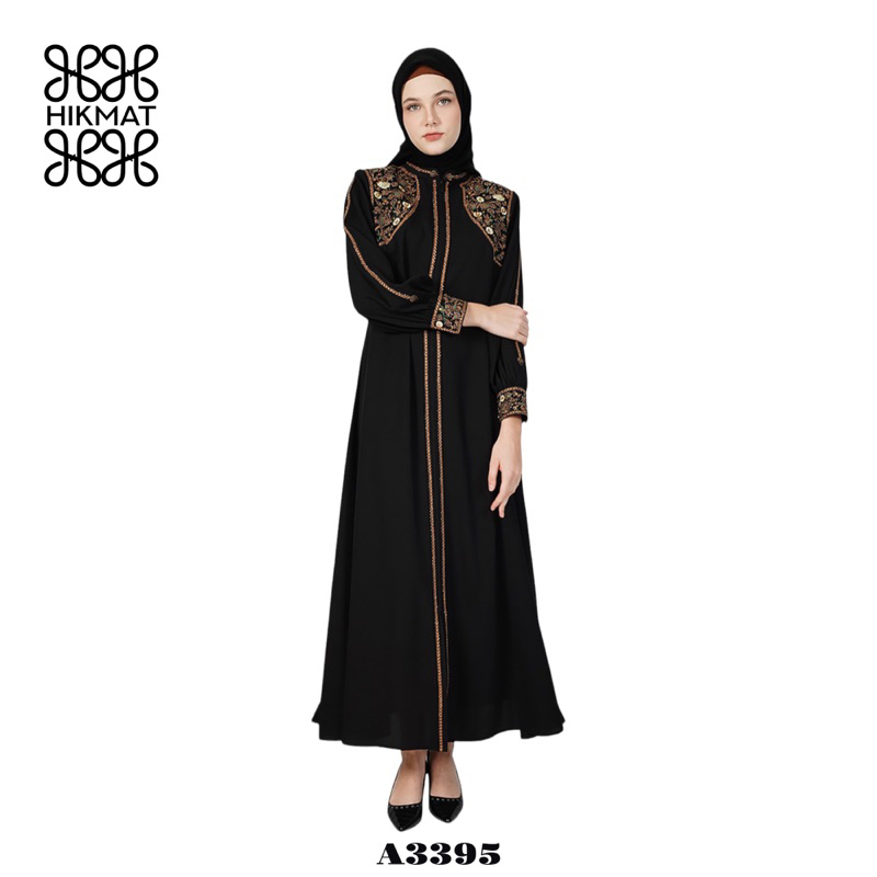 SALE 15% - ABAYA HIKMAT FASHION ORIGINAL A3395