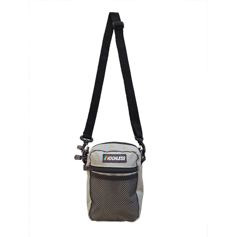 NOCHLESS- Slingbag Grey| tas slempang abu-abu tas sling bag pria wanita