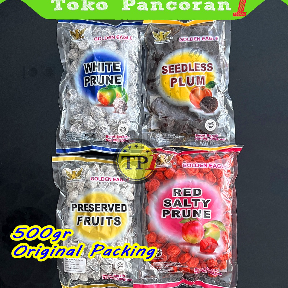 

Jangan Sampai Kehabisan!!!❄️ Golden Eagle Manisan buah kiamboi kiamboy plum merah putih 500g