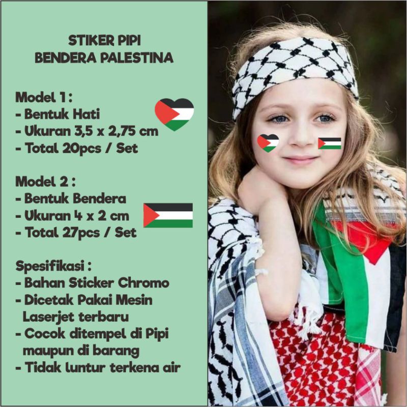 

stiker pipi bendera Palestina