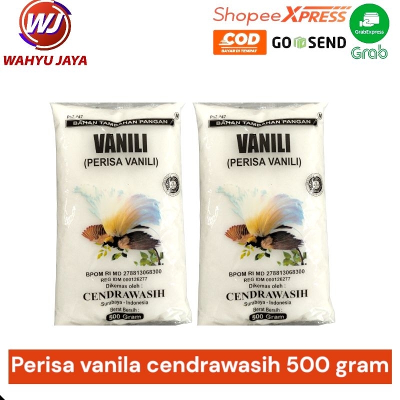 

perisa vanila cendrawasih 500 gram