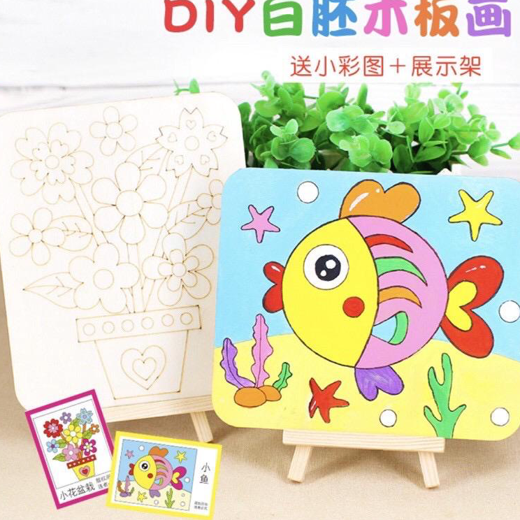 

Buruan Beli DIY PAPAN KAYU WARNA / Mewarnai / Art & Craf / Prakarya anak