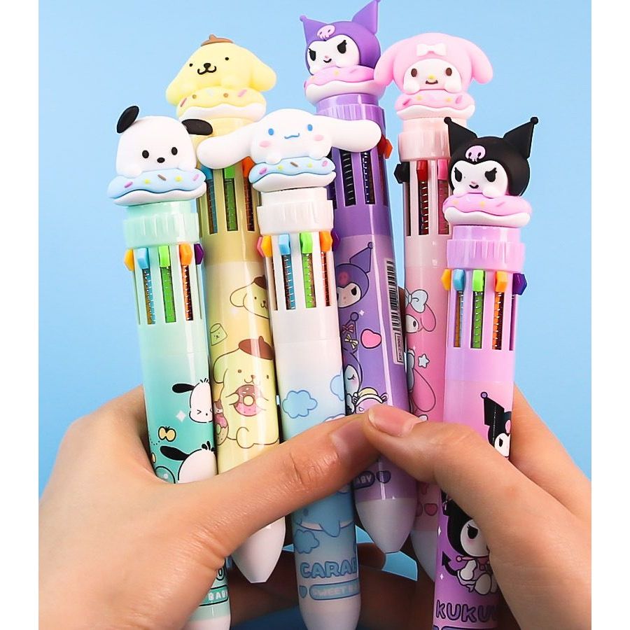 

Pena Sanrio Bolpoin warna warni Kuromi Cinnamoroll PEN Colors