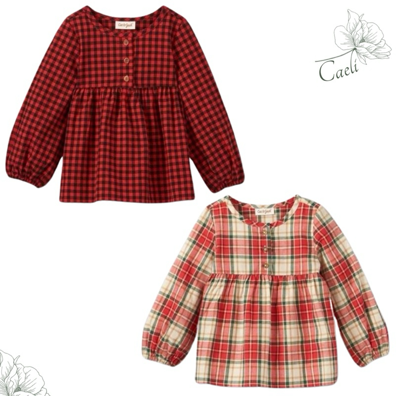 Blouse Anak Perempuan Cat & Jack | Blouse Anak Sisa Ekspor | Kemeja Anak Perempuan | Hem Anak Peremp