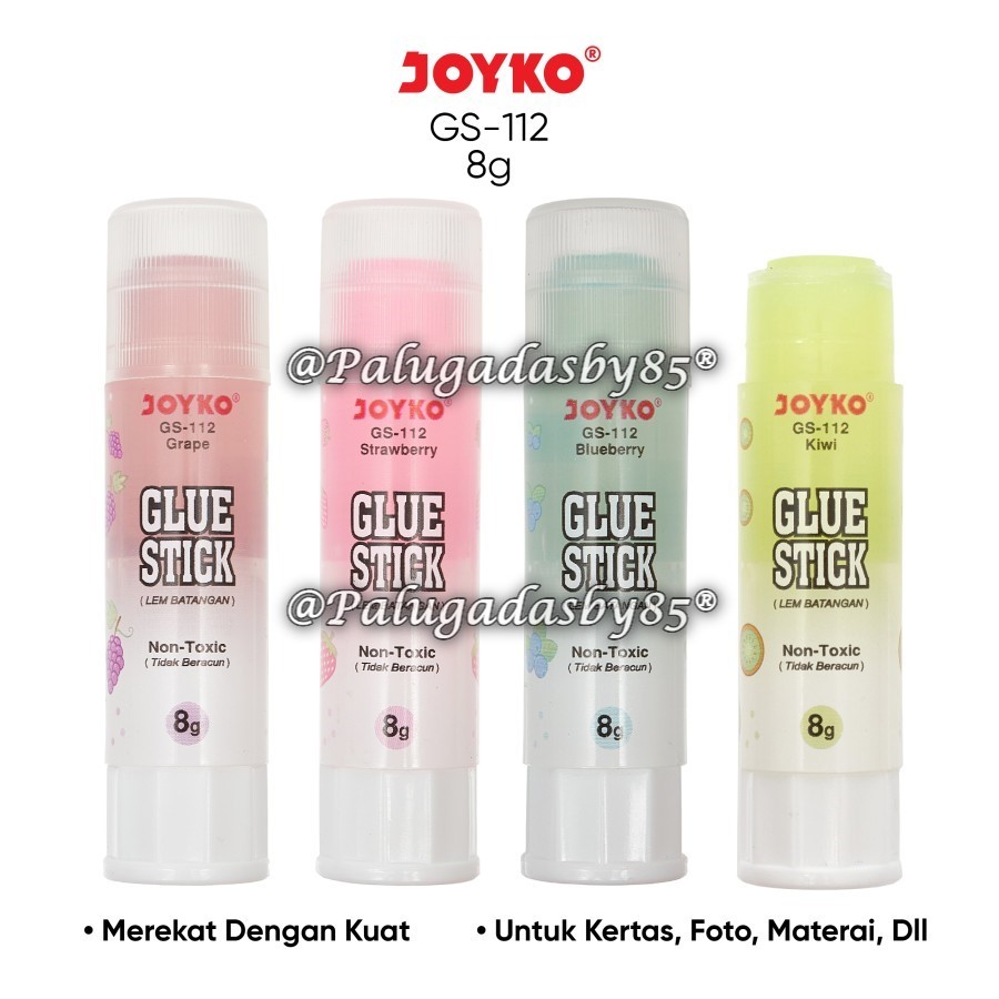 

(1 Biji) GROSIR Glue Stick JOYKO GS-112 8 Gram / Glue Stick Lem Batang Joyko GS-112 8gr / Lem Stik Joyko GS 112 / Lem Batang Joyko GS112