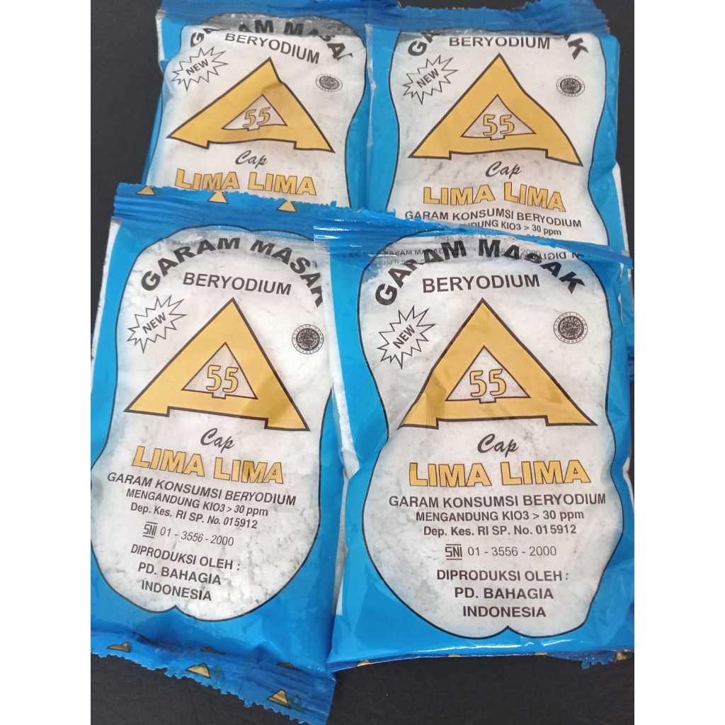 

Garam Masak Beryodium Cap Lima-Lima 95gr