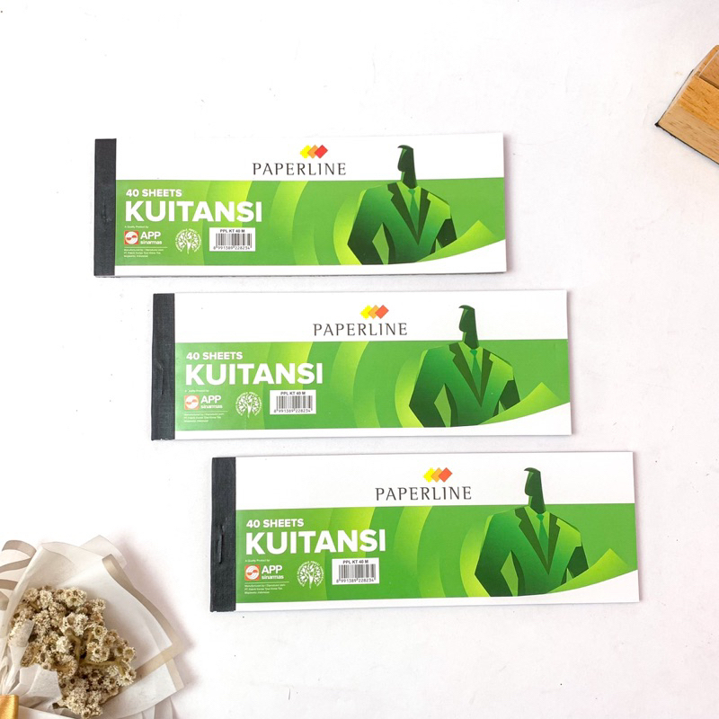 

PAPERLINE KWITANSI 40M/40T/50B - BUKU KWITANSI PAPERLINE KECIL TANGGUNG BESAR