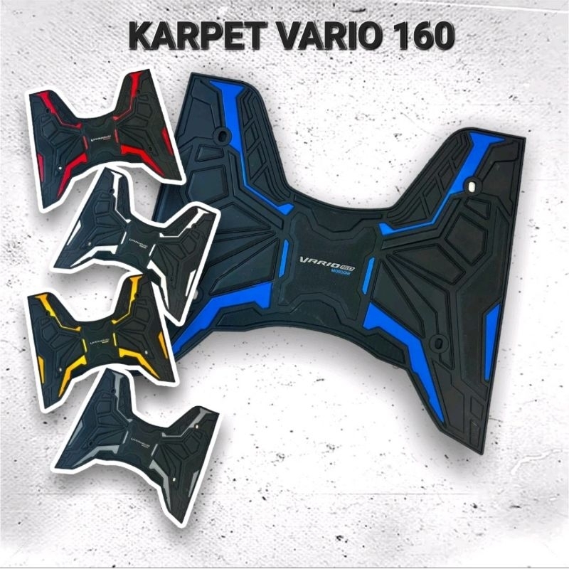 Karpet vario 160 pijakan kaki vario 160 new 2022 2023 karet pijakan kaki honda vario 160 new