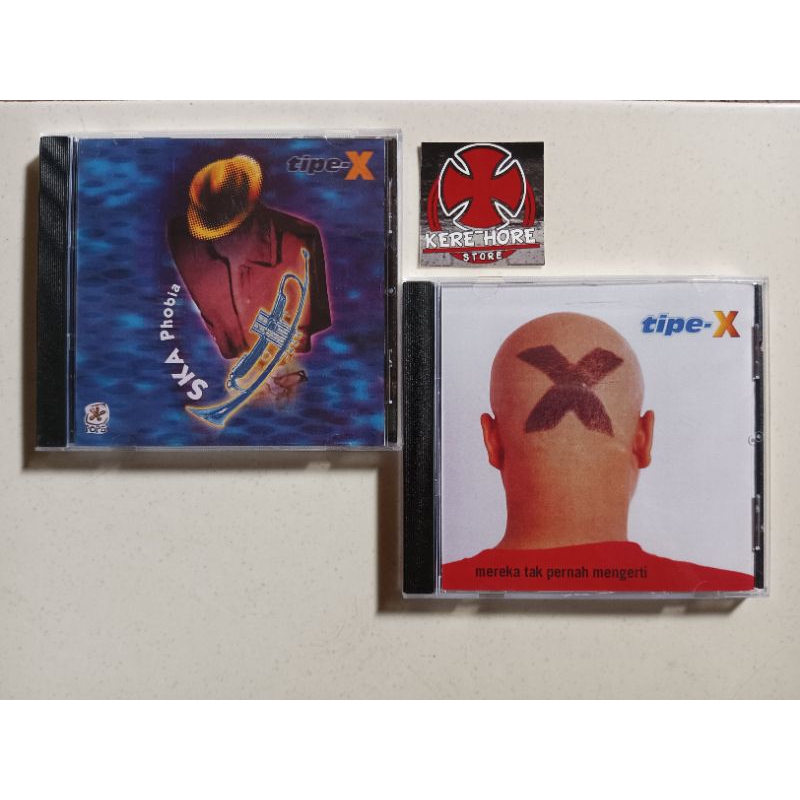 Sepaket CD Tipe X - Ska Phobia & Mereka Tak Pernah Mengerti.                                        