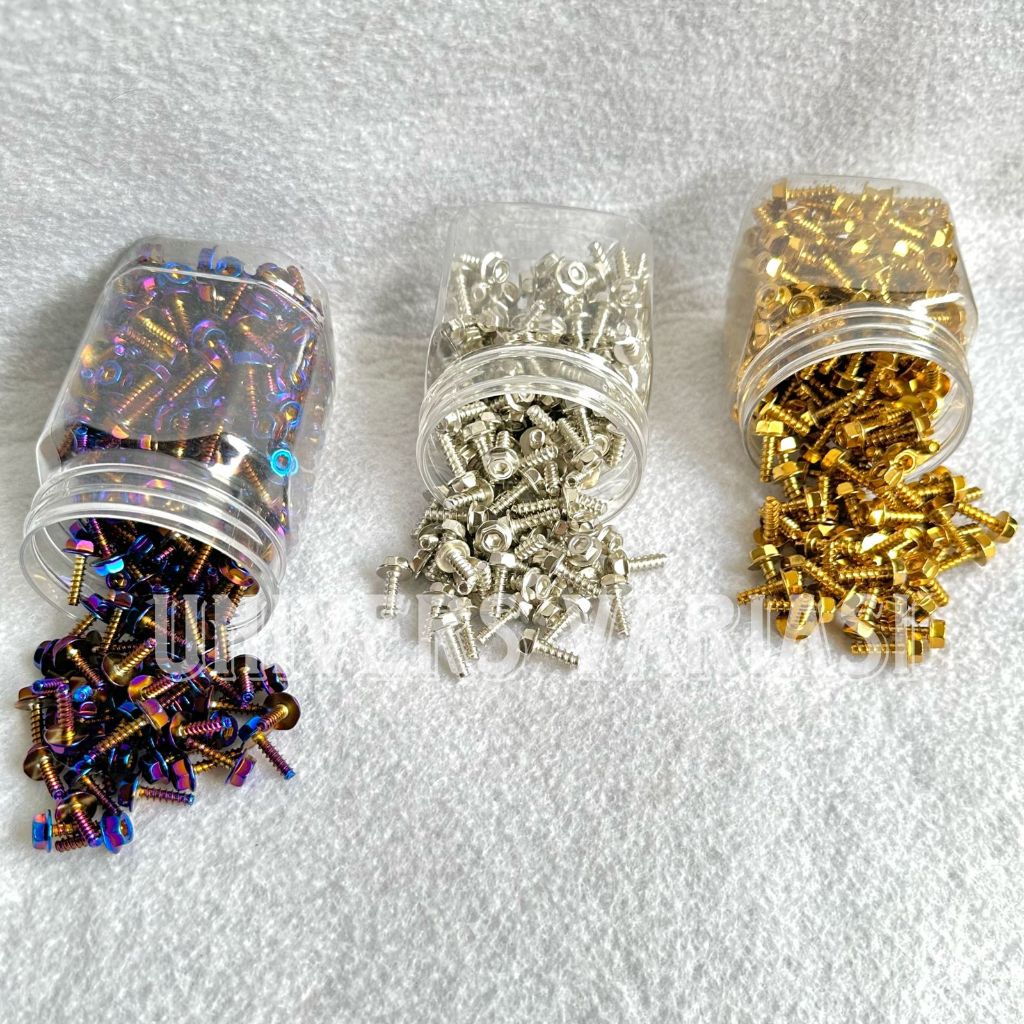 BAUT PROBOLT FULL BODY STAINLESS YAMAHA UK M6X20 MM GOLD TWOTONE CHROME 2CM ORIGINAL BAUT SEKRUP KUN