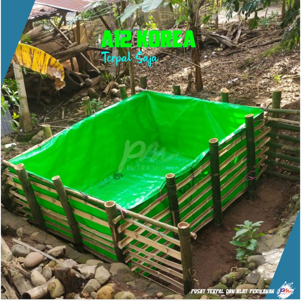 Terpal Kotak 2 x 3 x 1 Korea A12 / Terpal Kotak / Terpal Korea / Kolam Ikan