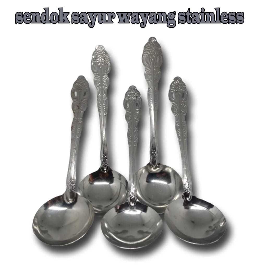 IRUS WAYANG/IRUS MOTIF/IRUS SAYUR/IRUS SOUP/IRUS SERBAGUNA/IRUS STAINLESS STEEL
