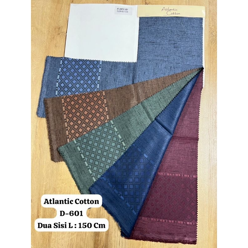 Kain Kemeja baju koko atlantik // kain madinah motif // kain bordir // kain meteran