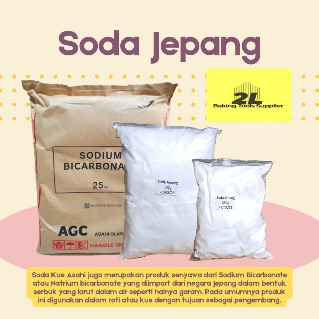 

Soda Jepang Soda kue Asahi Sodium Bicarbonate 250gr 500gr