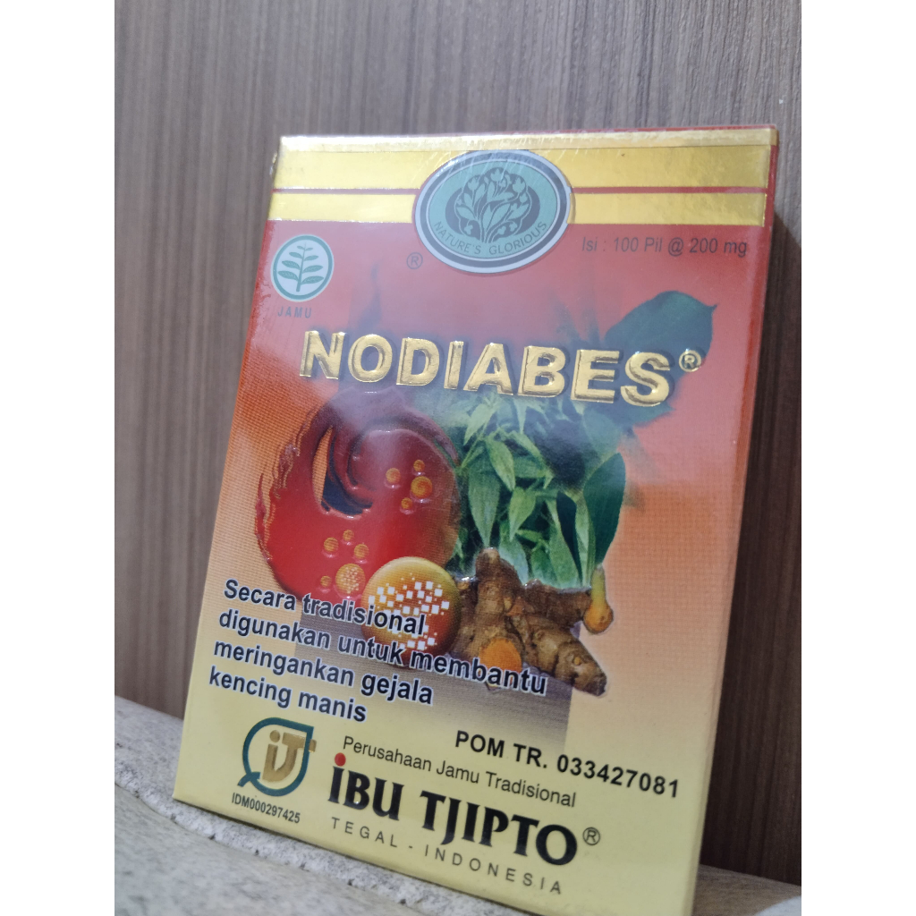 

NODIABES (KENCING MANIS) PIL (ISI 100) - JAMU TRADISIONAL IBU TJIPTO