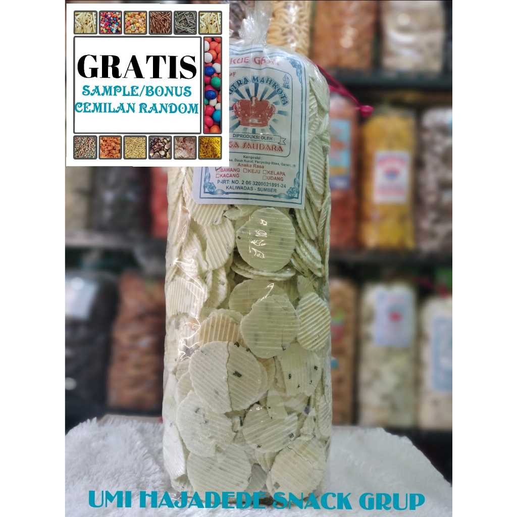 

(GRATIS BONUS) CEMILAN 1KG KERIPIK GAPIT SIMPRING RASA KENCUR