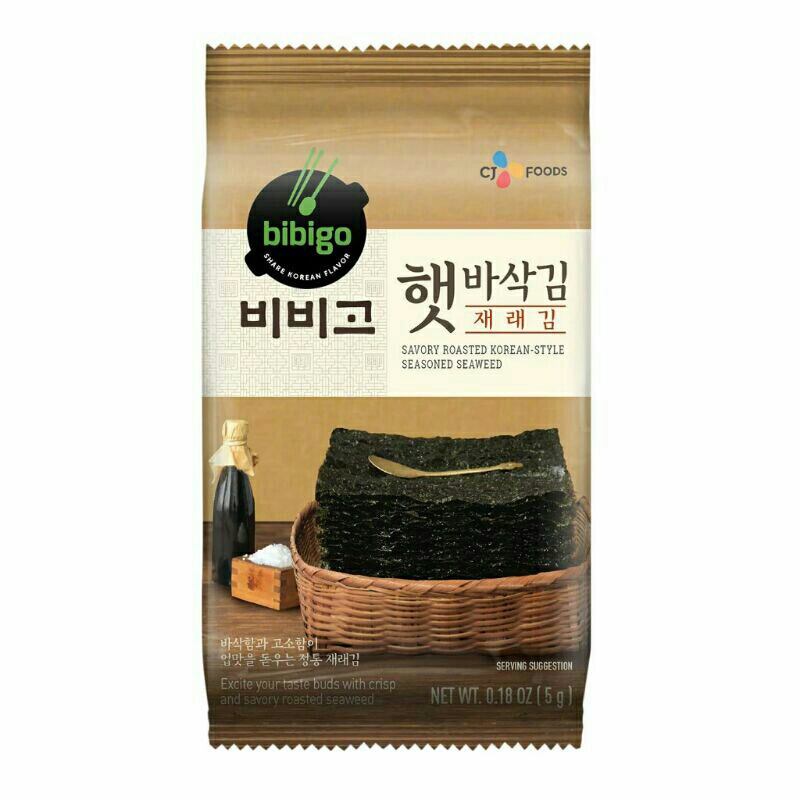 

bibigo seaweed original 5gr .