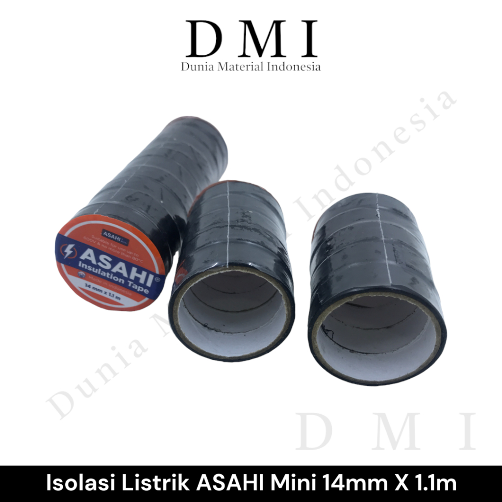 Isolasi Listrik ASAHI Mini 14mm X 1.1m | Solatip | Selotip