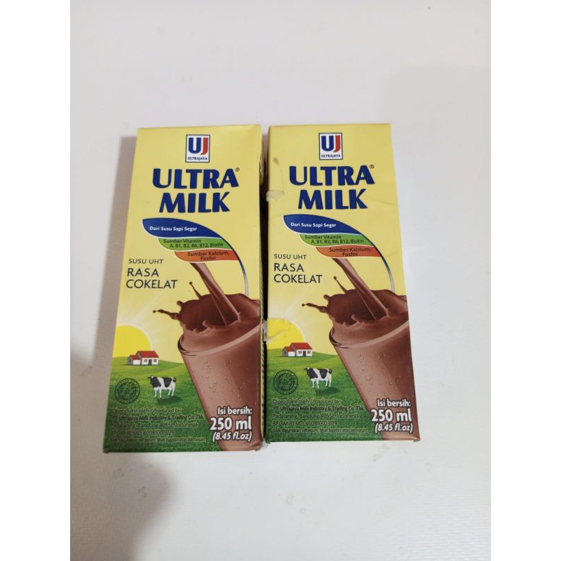 

Susu Ultra Milk UHT Cokelat 250 ML