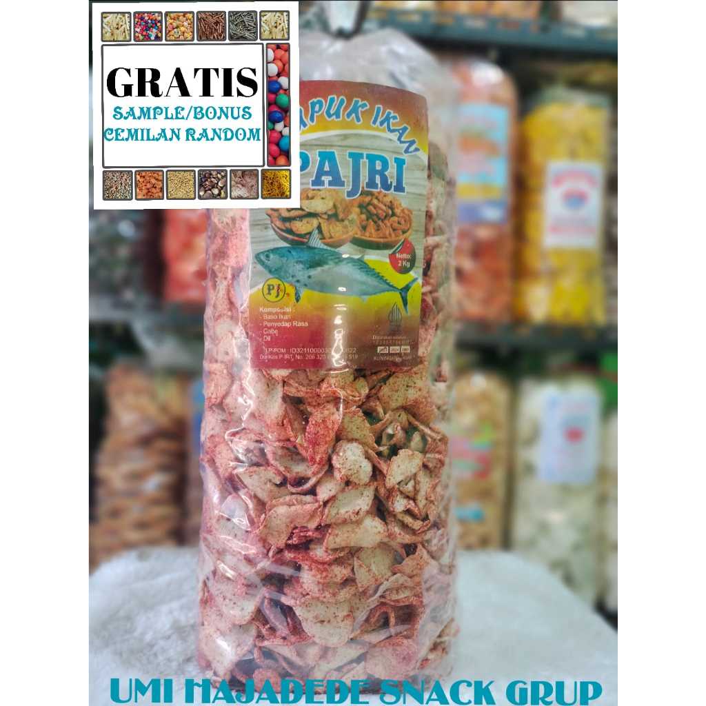 

(GRATIS TERASI) CEMILAN 1KG KERIPIK BASRENG IKAN TUNA