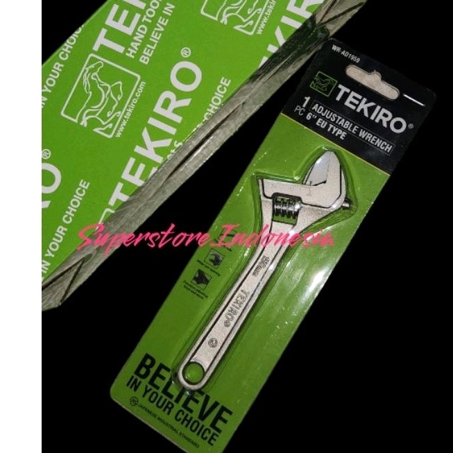TEKIRO KUNCI INGGRIS 6" KUNCI INGGRIS TEKIRO 6"