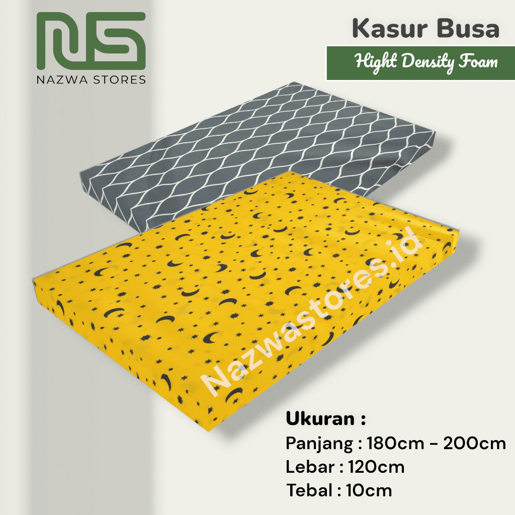 Kasur Busa Berkualitas Super Awet D26 Ukuran 200×120×10 Anti Kempes Untuk 2 Orang