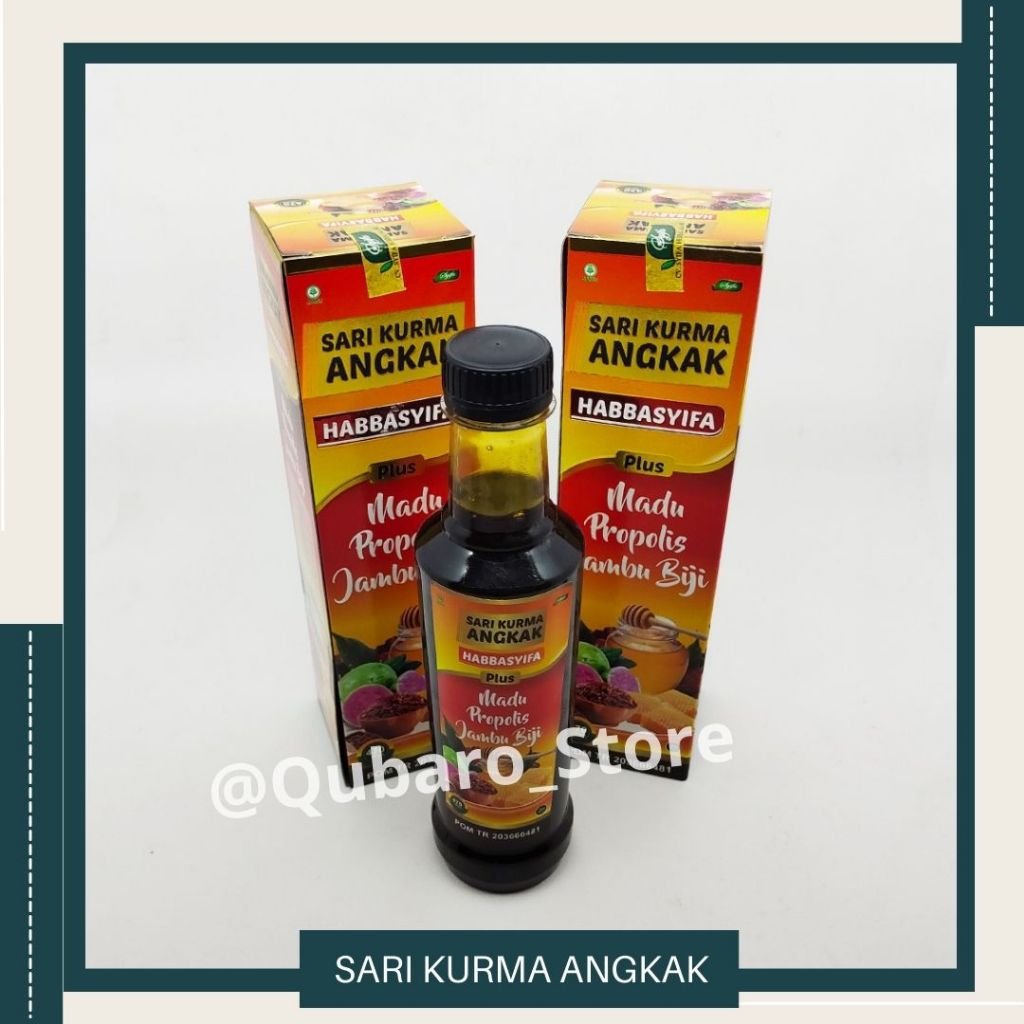 

Sari Kurma || Sari Kurma Madu Angkak || Sari Kurma Madu Habbasyifa 470Gr