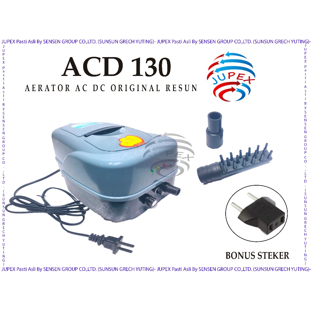 AERATOR RESUN ACD 130 AC/DC AIR PUMP RESUN POMPA UDARA AQUARIUM KOLAM