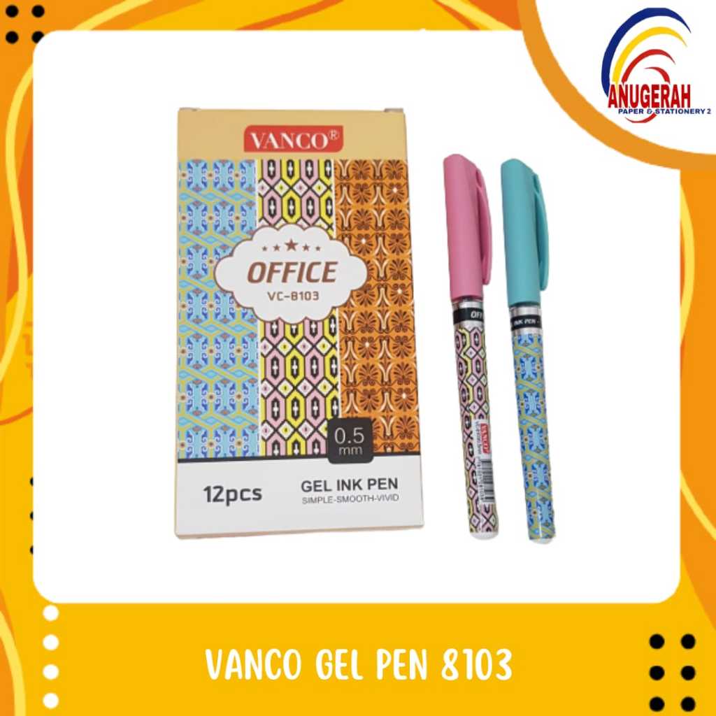 

VANCO VC-8103 BOLP GEL HITAM (LSN)