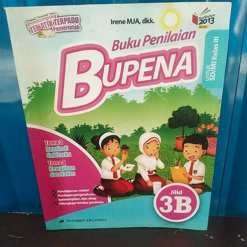 BUKU BUPENA SD KELAS 3B ERLANGGA