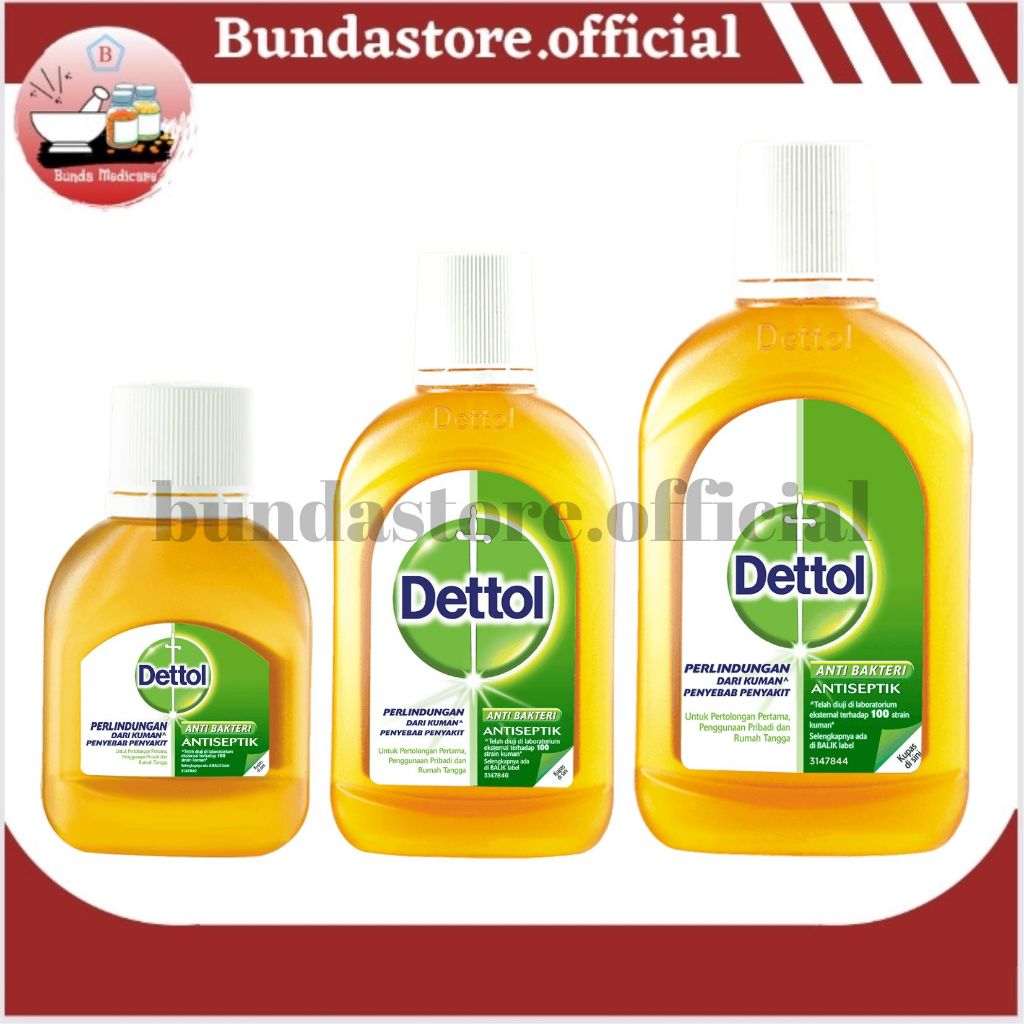 Dettol Antiseptik Liquid 50ml 95ml 245ml - Cairan Antiseptik