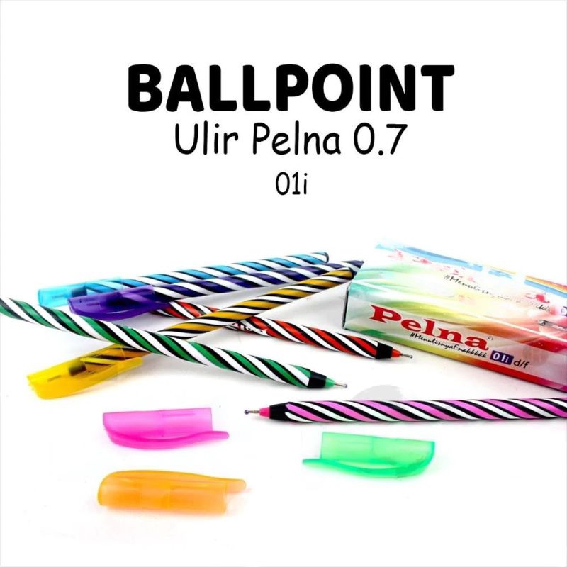 

Ballpoint Ulir Pelna 0.7mm, Bolpen Murah, Bolpen Promo Termurah,